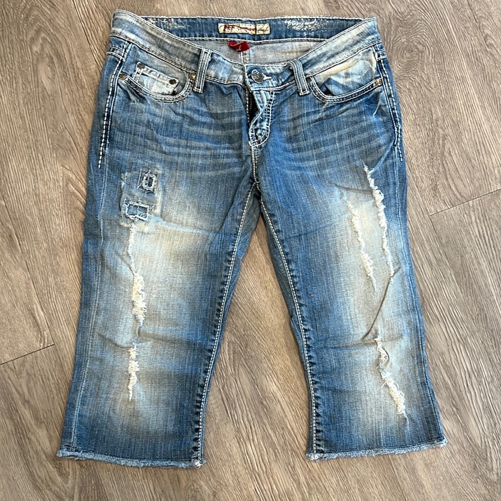 BKE DENIM CAPRIS